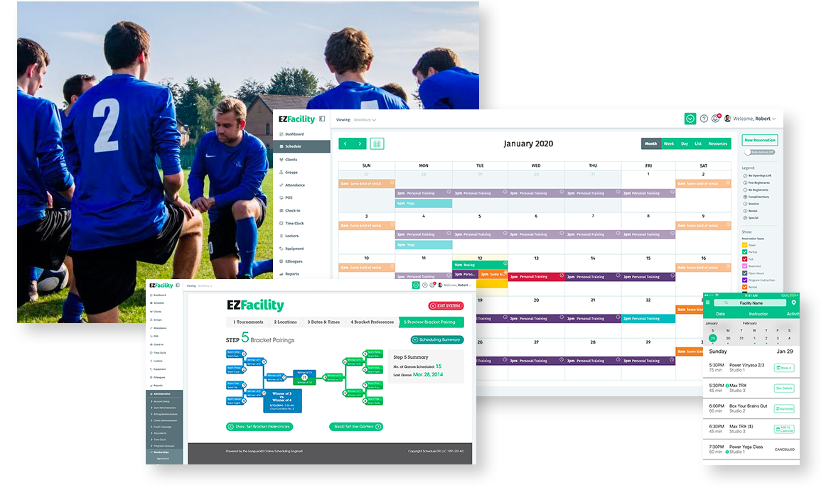 School, College and University Booking and Lettings Management Software by EZFacility