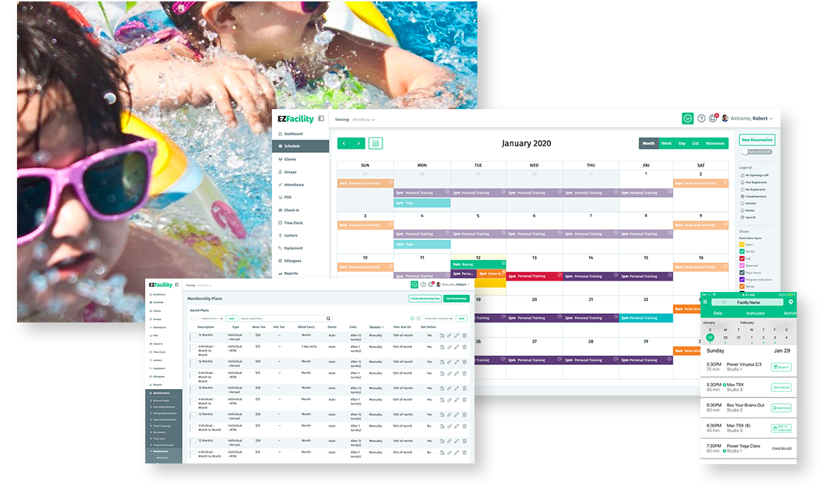Swimming School & Pools Management Software by EZFacility