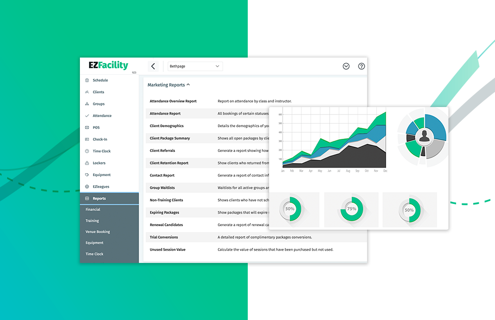 Marketing Report Suite from EZFacility