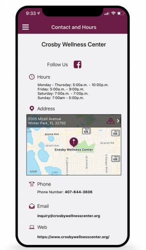 Branded App Location Screen Branded App Location Screen